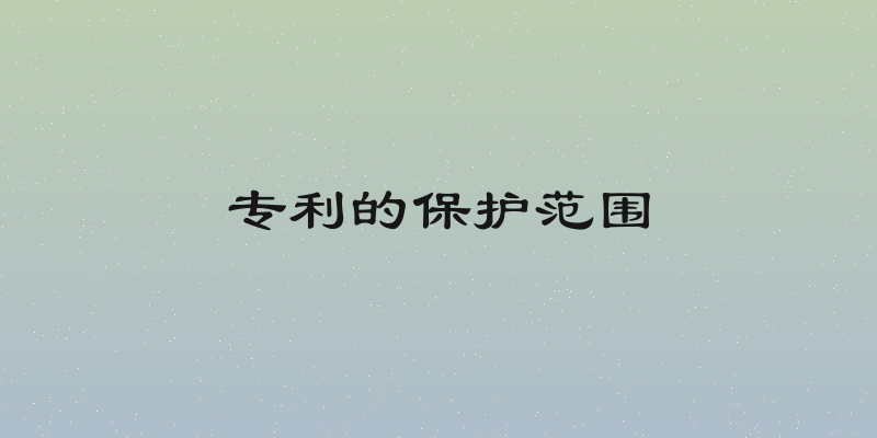 专利的保护范围
