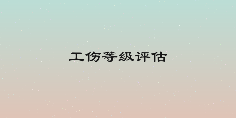 工伤等级评估